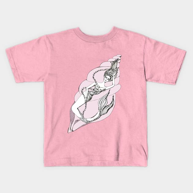 Mermaid Kids T-Shirt by Sereniya